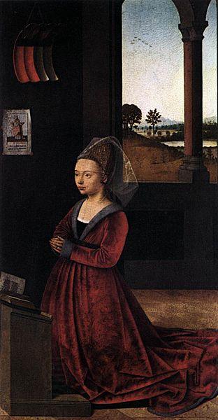 Petrus Christus Wife of a Donator China oil painting art